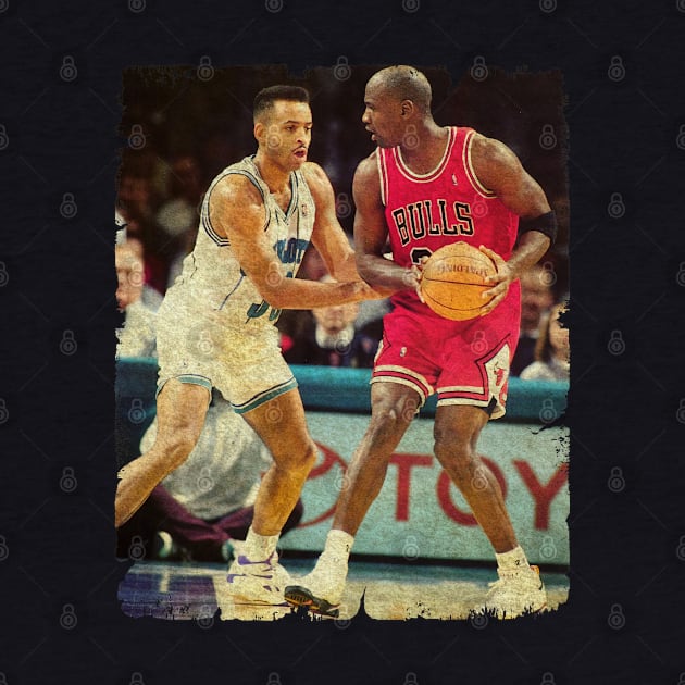 Michael Jordan vs Dell Curry by MJ23STORE